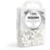 Image de Sequins Incurvés Blanc Mat 6mm 4000 pièces