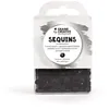 Image de Sequins Incurvés Noir Mat 6mm 4000 pièces