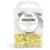 Image de GRAINE CREATIVE Sequin Incurve Pastel Nacre Jaune Pale 1622
