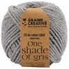 Image de Graine Créative Coton pour macramé ø 2,5 mm x 80 m - Gris Clair