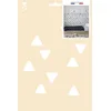 Image de GRAINE CREATIVE Pochoir A4 sans Sachet - Triangles