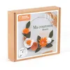 Image de Kit DIY feutrine - Ma couronne fleurie - 20 cm