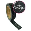 Image de Masking tape PW - Chocolat / rose à pois - 2 rouleaux