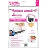 Image de 4 Feuilles de Plastique dingue Imprimable A4 - Blanc