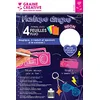 Image de Sachet 4 feuilles Plastique Dingue Fluo