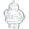 Image de Forme en plastique transparent cristal - Père Noël - 10 cm - 1 pce
