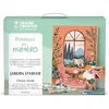 Image de GRAINE CREATIVE Peinture par Numéro Adulte Jardin d'Hiver, Toile 30x40 cm