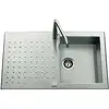 Image de Evier 1 bac 1 égouttoir en inox OPUS