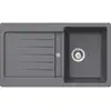 Image de Evier 1 bac, 1 égouttoir BRIO coloris chrome