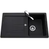 Image de Evier 1 bac, 1  gouttoir BRIO NERO coloris noir