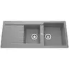 Image de Evier 2 bacs, 1  gouttoir BRIO coloris chrome