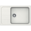 Image de Evier 1 bac, 1 égouttoir compact blanc ZUMBA