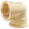 Image de SOMATHERM FOR YOU, Coude en laiton 90° Double Femelle 33/42 - Raccord plomberie pour eau chaude/froide - Compatible avec tous raccords filetés - Installation facile et étanchéité assurée