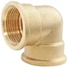 Image de SOMATHERM FOR YOU, Coude en laiton 90° Double Femelle 12/17 - Raccord plomberie pour eau chaude/froide - Compatible avec tous raccords filetés - Installation facile et étanchéité assurée