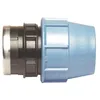 Image de SOMATHERM FOR YOU, Raccord plastique droit pour tube PE Ø50 mm - Femelle 1"1/2 - Haute résistance - Installation rapide - Normé ACS - Étanchéité avec joint torique - Pression 16 bars