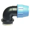 Image de SOMATHERM FOR YOU, Raccord coudé en plastique pour tube PE Ø32 mm - Femelle 1" - Haute résistance - Installation rapide - Étanchéité par joint torique - Norme ACS - Pression 16 bars