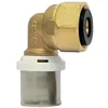 Image de Somatherm - Raccord Multicouche à sertir - Raccord Multicouche à sertir Coude Femelle écrou libre Ø16x2,0 - 1/2" (15/21) -