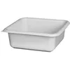 Image de ALUMINIUM ET PLASTIQUE - Cuvette carrée 20cm 1.5l Gris moucheté
