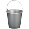 Image de Seau de ménage avec anse en métal - 5 L - gris