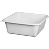 Image de Cuvette carrée - 24 cm - 3 L - gris moucheté