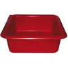 Image de Cuvette carrée - 24 cm - 3 L - rouge