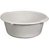 Image de Bassine ronde 11L - ALUMINIUM ET PLASTIQUE - D: 36.5cm - H 14cm - gris moucheté