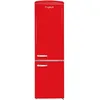 Image de FrigeluX Réfrigérateur Combiné Retro Vintage Rouge 244L CB255RRA++