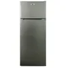 Image de FrigeluX Réfrigérateur double portes look inox RDP210XD 206 L