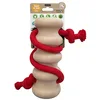 Image de Wouapy Jouet Wave en Bois et Corde pour Chiens. Jouet interactif, Robuste et Durable.