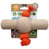 Image de Wouapy Jouet Ovni en Bois et Corde pour Chiens. Jouet interactif, Robuste et Durable.