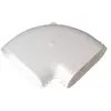 Image de Coude horizontal Aldes 200 x 60 mm blanc