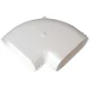 Image de Coude horizontal Aldes 100 x 40 mm blanc