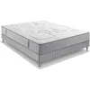 Image de Ensemble matelas sommier 160 x 200 SIMMONS Hauteur 25 cm - Ressorts ensachés Sensoft - Fabriqué en France - SW3