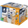 Image de ÉLÉPHANT Maison - Kit Neo - Balai à Plat avec Housse & Essoreur - Nettoyage Facile sans Se Mouiller Les Mains, Maniable & Passe-Partout, Système Easy Clip - Tous Sols - Fabriqué en France