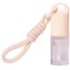 Image de MISS COP MAKEUP - Baggy Gloss Brillant à Lèvres Pailleté - Gloss Ultra Brillant avec Charms   Finition Transparente ou Rose Irisé   Format Nomade   Effet Lumière Instantané (01 - Vanille)