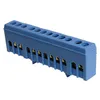 Image de Bornier modulaire neutre 12 points Zenitech bleu