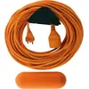 Image de Multiprise ZENITECH jardin 25m 2x1.5 +support+boitier orange