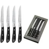 Image de Amefa Achille Noir - Coffret 4 couteaux steak