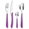 Image de Lou Laguiole - Ménagère Solstice violet - 24 pièces OS