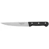 Image de SABATIER TROMPETTE - Couteau à découper - Universal - Acier MoV finition satinée manche ABS et rivets acier - 31 cm (Lame 18 cm) - Noir