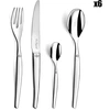 Image de Lou Laguiole - Ménagère jet table grise - 24 pièces OS