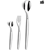Image de Lou Laguiole - Set tea-time Jet Miroir gris - 18 pièces OS