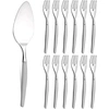 Image de Lou Laguiole - Set dessert Jet Satin gris - 13 pièces OS