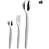 Image de Lou Laguiole - Set tea-time Jet Satin gris - 18 pièces OS