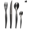 Image de Lou Laguiole - Ménagère jet vintage noire - 32 pièces OS