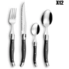 Image de Lou Laguiole - Ménagère de 48 pièces Tradition grise OS