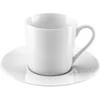 Image de MÉDARD DE NOBLAT - Tasse et soucoupe café - D12 cm et 12 cl - Baghera - Porcelaine - Lot de 6 - Blanc