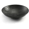 Image de Médard de Noblat - Assiette salade et pâtes - D19 cm - Magma - Grès - Lot de 6 - Noir
