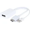 Image de CONNECT 14 cm HDMI 1.4 vers DisplayPort 1.2 Passif Converter   Blanc