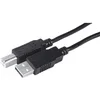 Image de Dexlan Cordon High speed USB 2.0 type AB M/M Noir 3 m